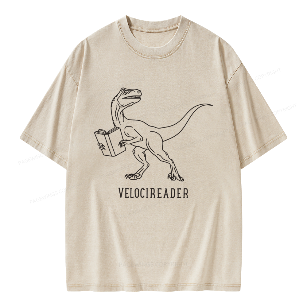 Pagewings Velocireader Unisex Washed T-shirt