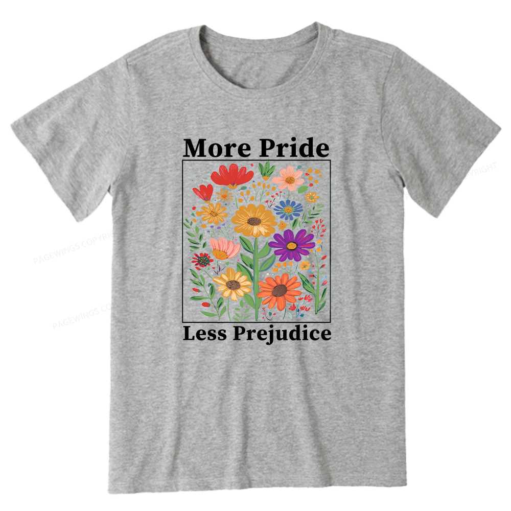Pagewings More Pride Less Prejudice Unisex Classic T-shirt