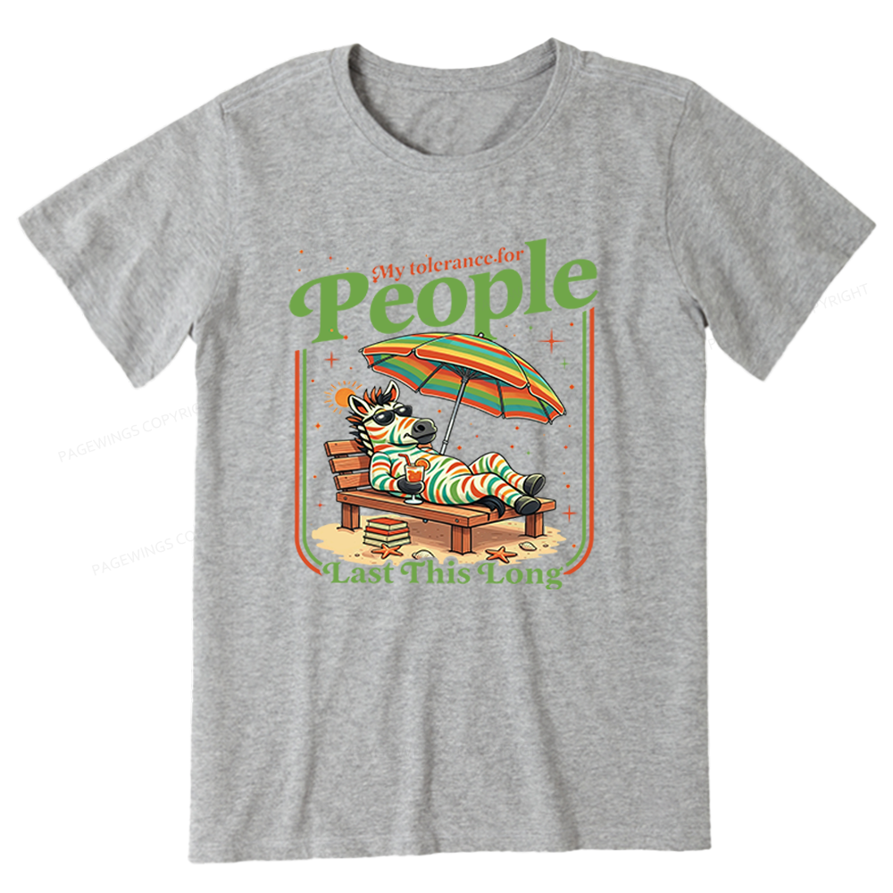Pagewings Funny Zebra Unisex Classic T-shirt