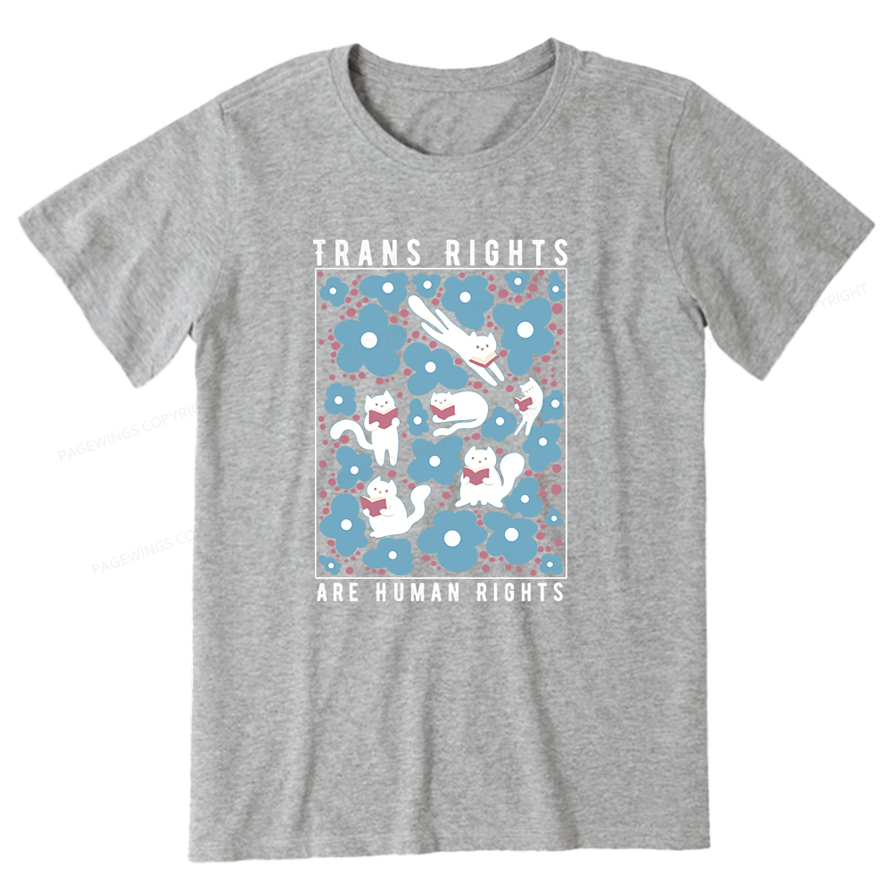 Pagewings Trans Rights Are Human Rights Unisex Classic T-shirt