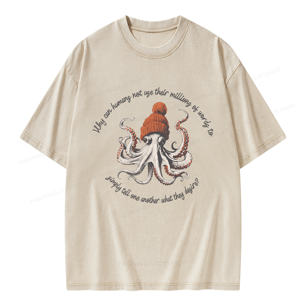 Pagewings Fantasy Book Lovers Unisex Washed T-shirt