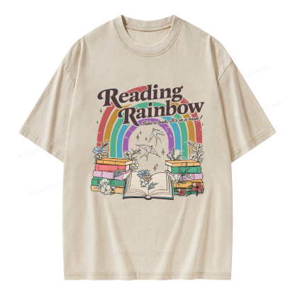Pagewings Take A Look It's In A Book Unisex Washed T-shirt