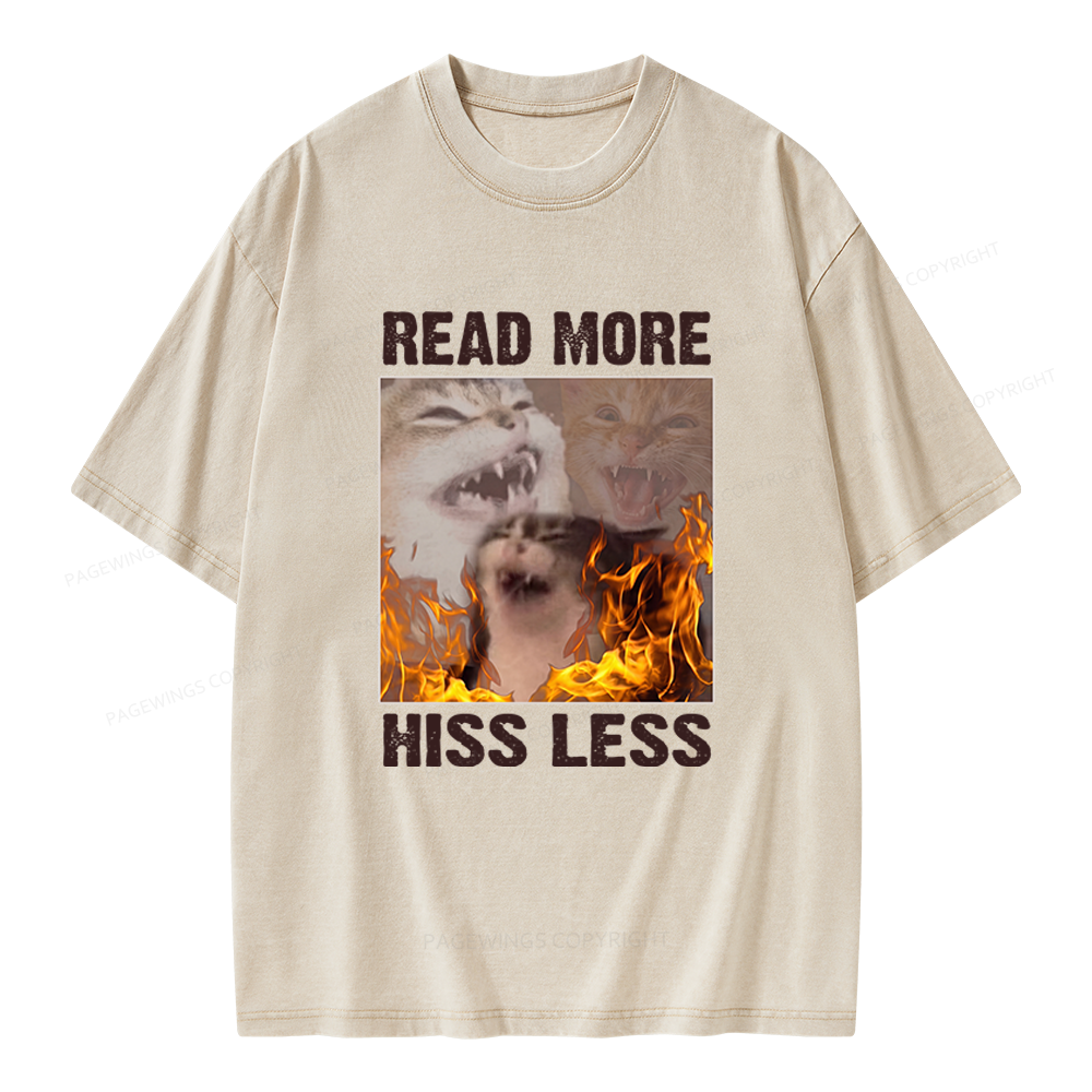 Pagewings Read More Unisex Washed T-shirt