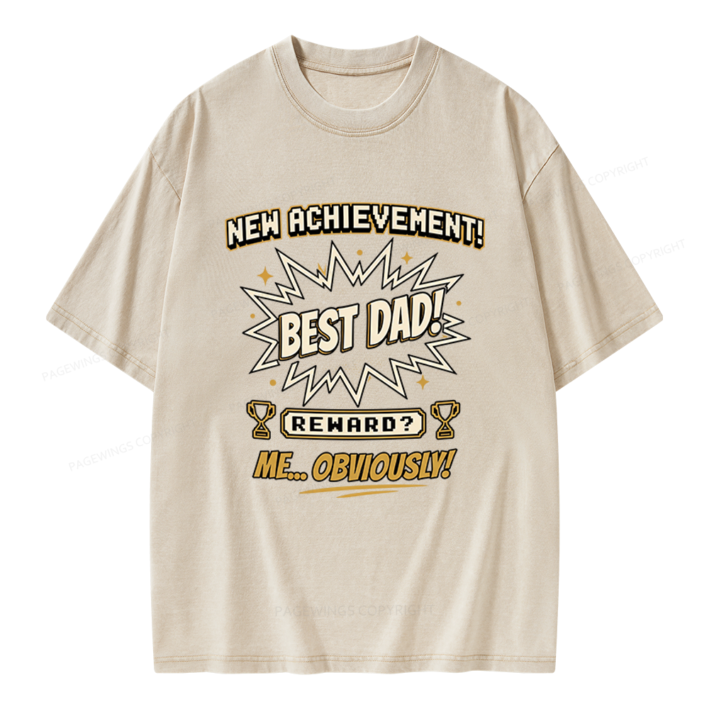Pagewings New Achievement Unisex Washed T-shirt