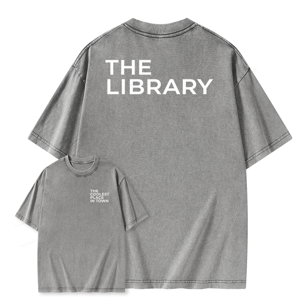 Pagewings The Coolest Place In Town Unisex Washed T-shirt