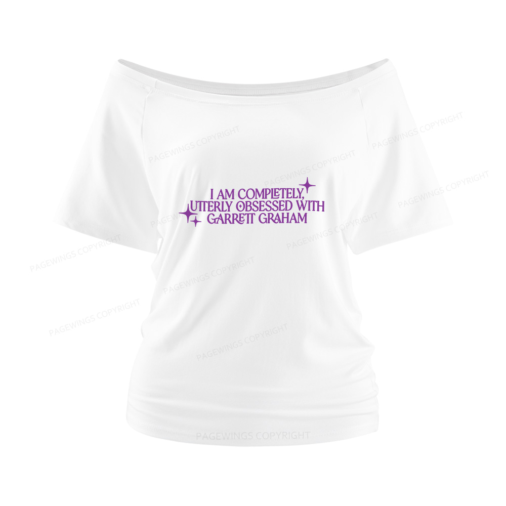 Pagewings Hockey Romace Women Off Shoulder T-shirts