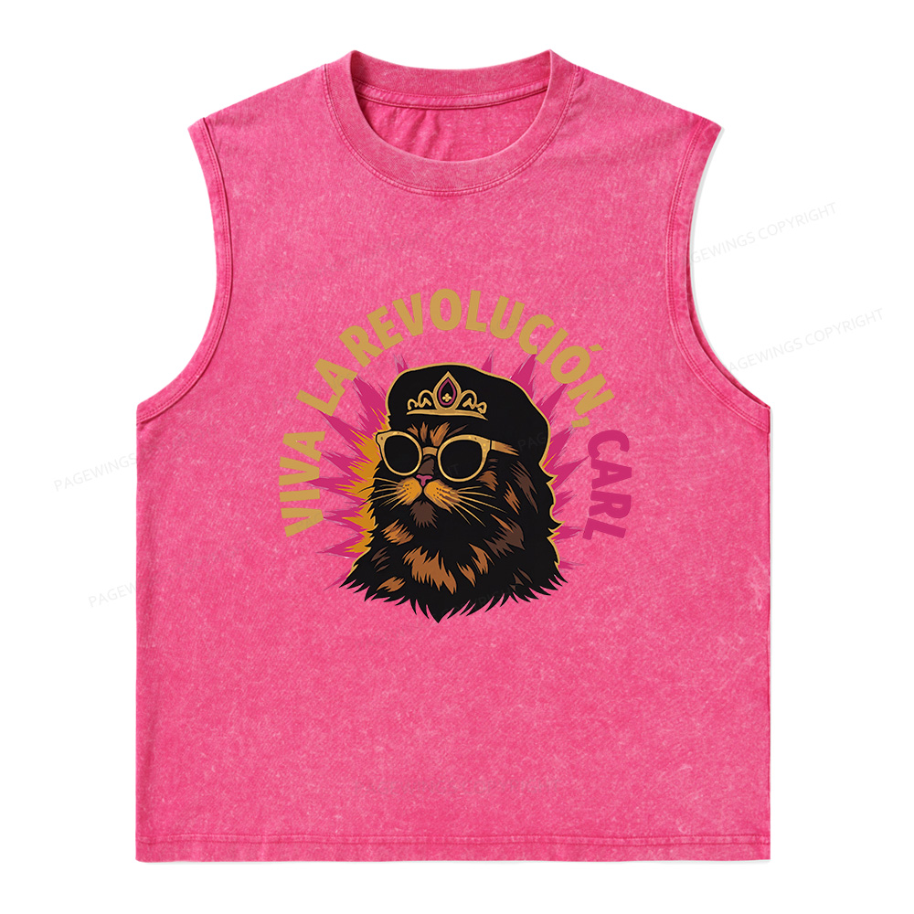 Pagewings Sci-Fi Novel Lover Unisex Washed Tank Top