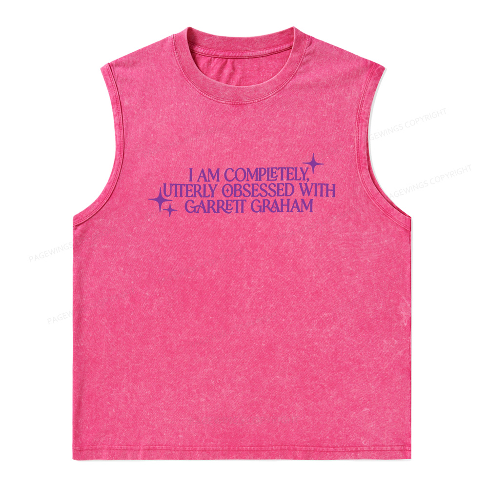 Pagewings Hockey Romace Unisex Washed Tank Top