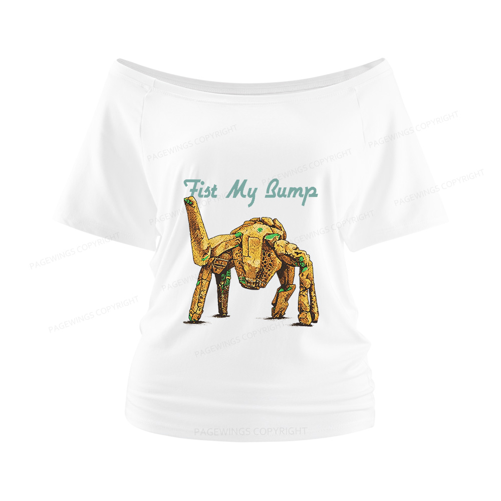 Pagewings Read Sci-Fi Women Off Shoulder T-shirts