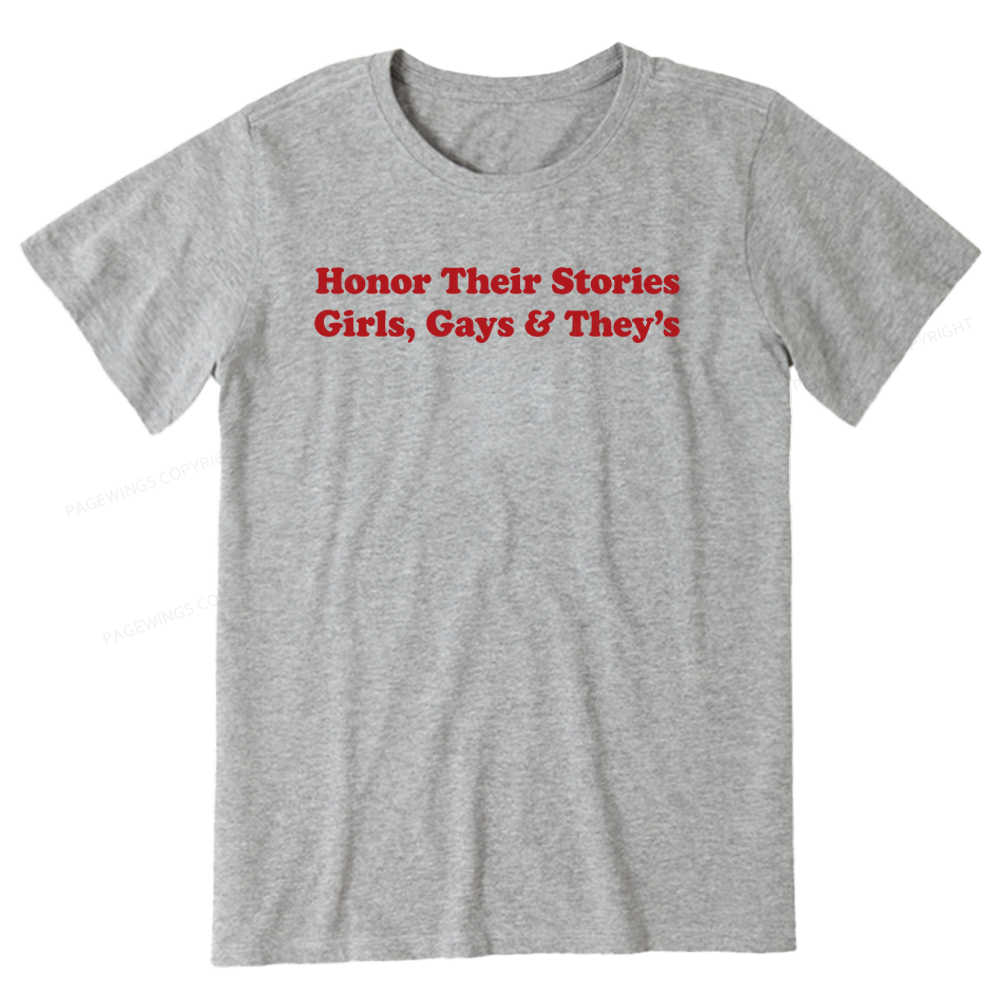 Pagewings Honor Their Stories Unisex Classic T-shirt