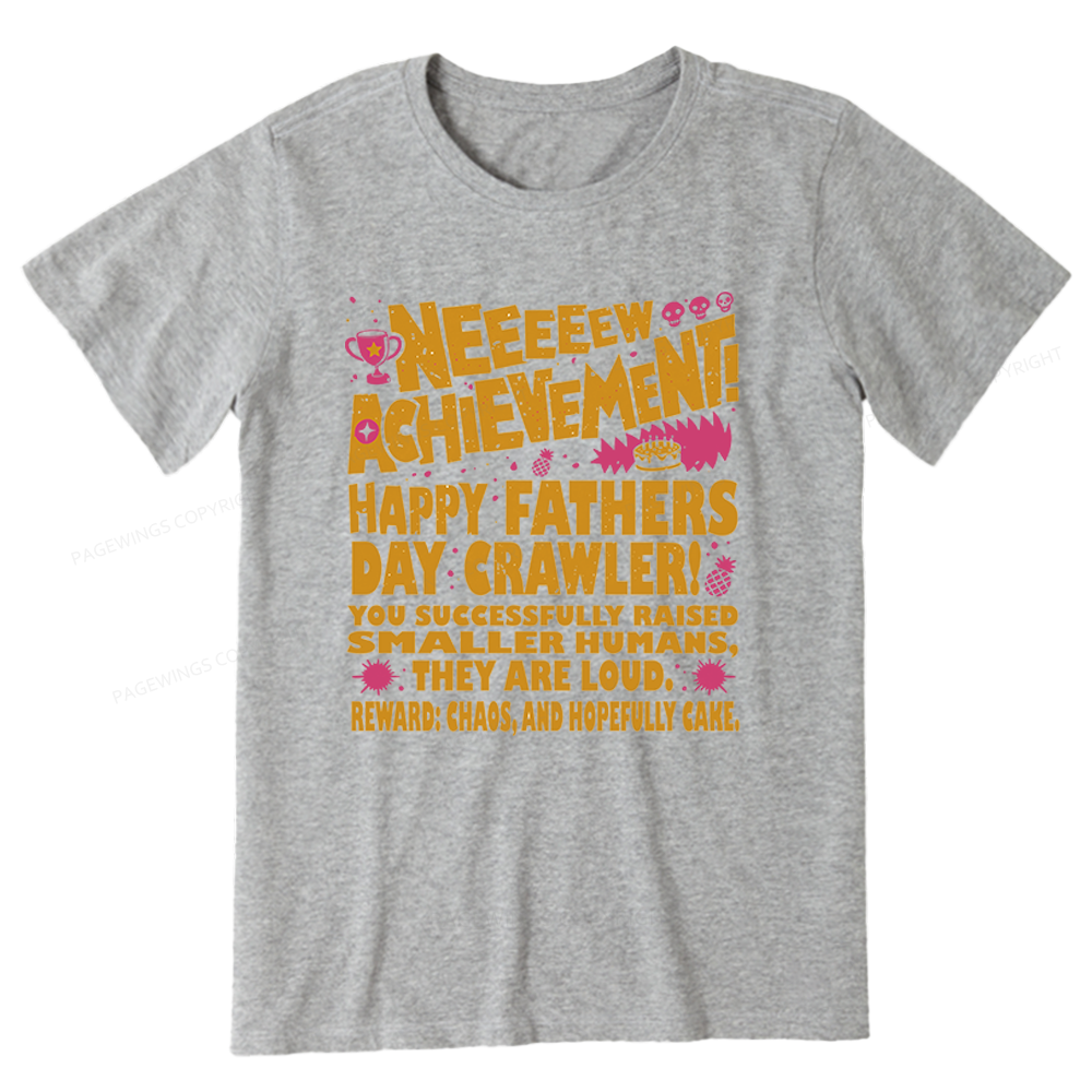 Pagewings Dad Achievement Unisex Classic T-shirt