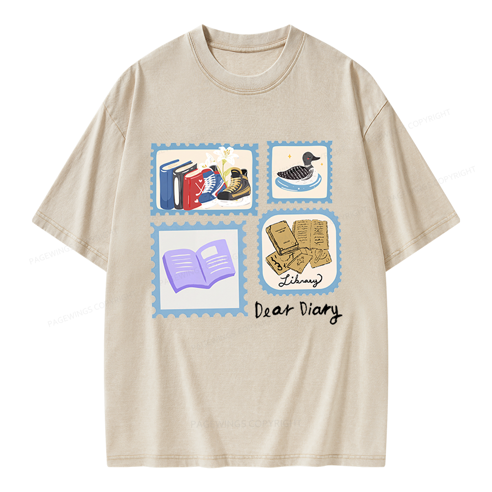 Pagewings Romance Lover Unisex Washed T-shirt
