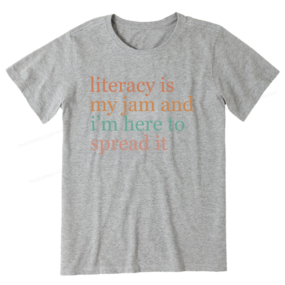 Pagewings Literacy Is My Jam Unisex Classic T-shirt