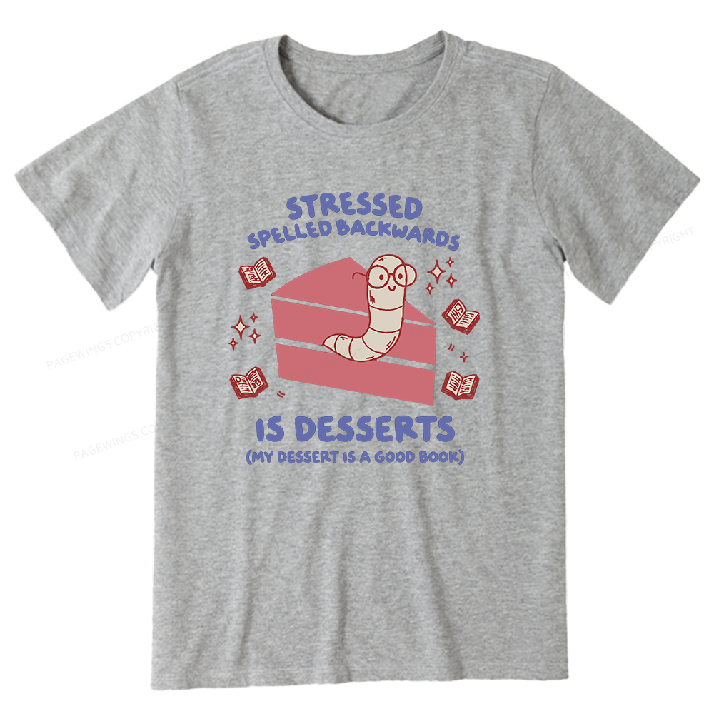 Pagewings My Dessert Is A Good Book Unisex Classic T-shirt