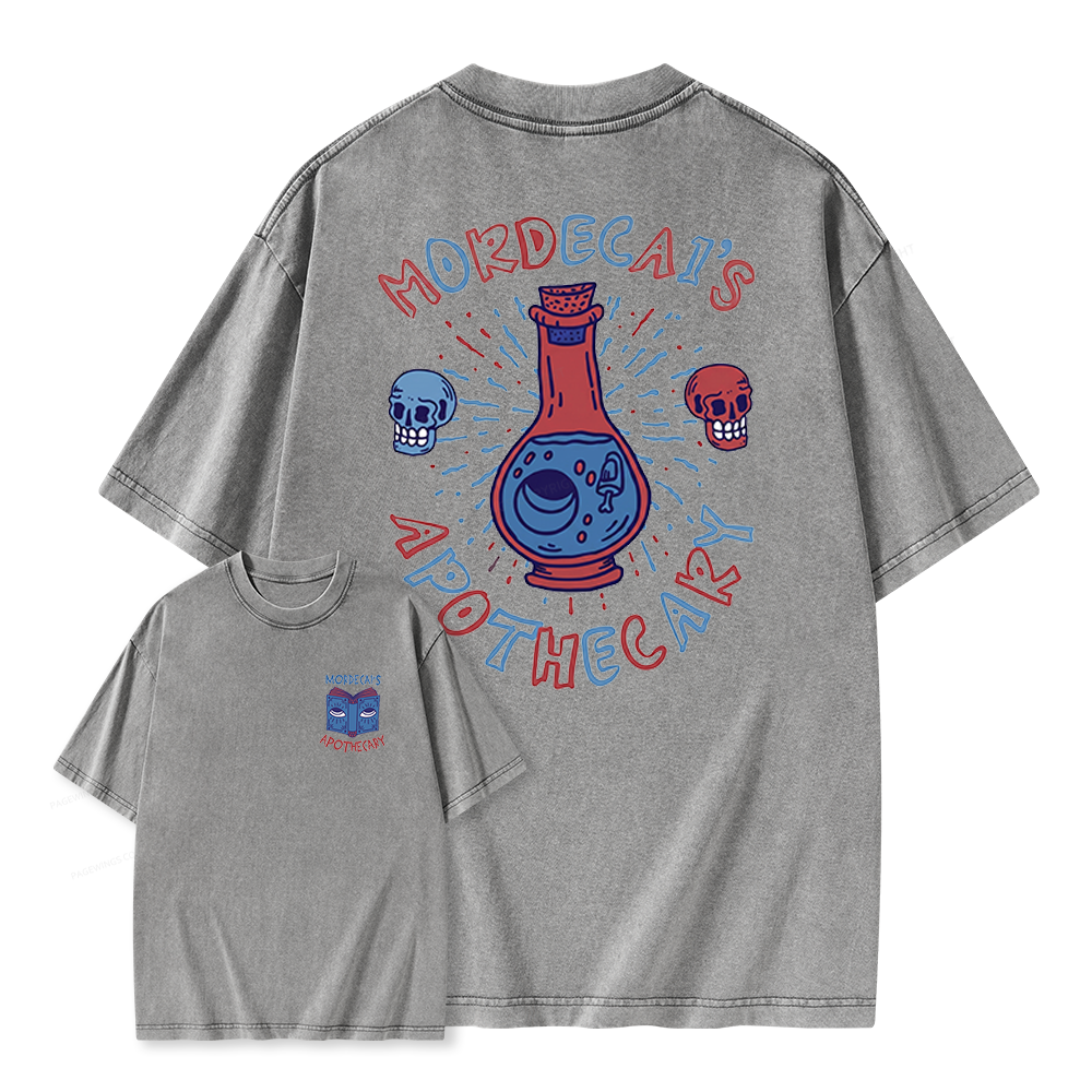 Pagewings Apothecary Unisex Washed T-shirt