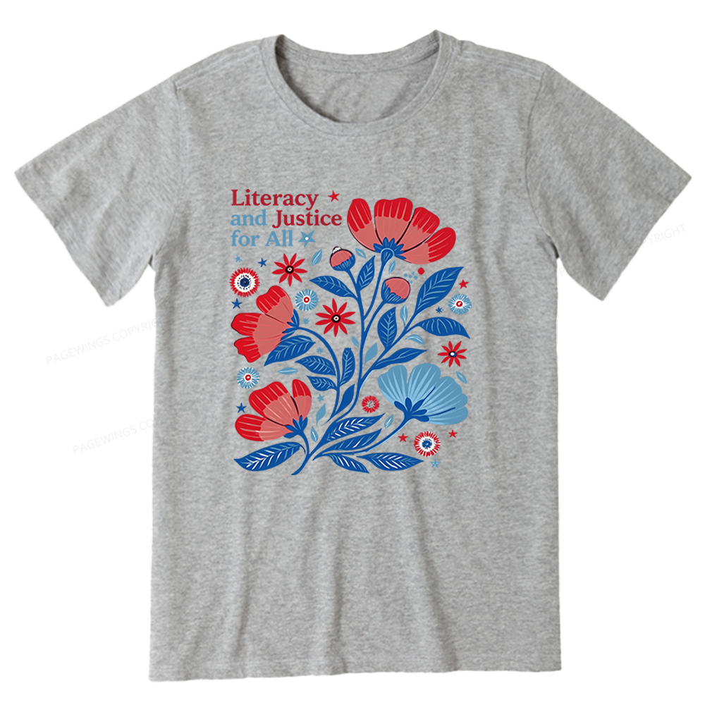 Pagewings Literacy and Justice for All Unisex Classic T-shirt