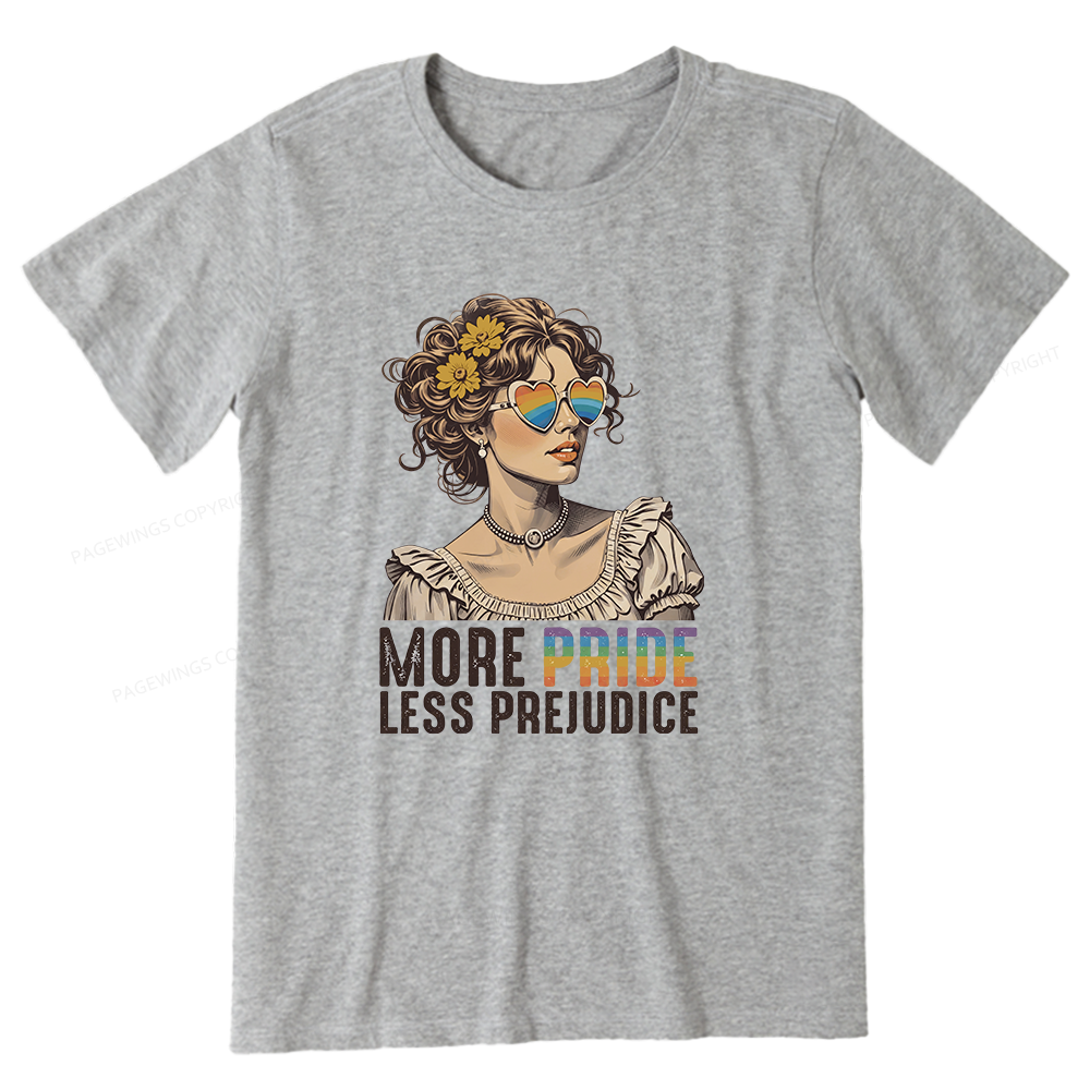 Pagewings More Pride Less Prejudice Unisex Classic T-shirt