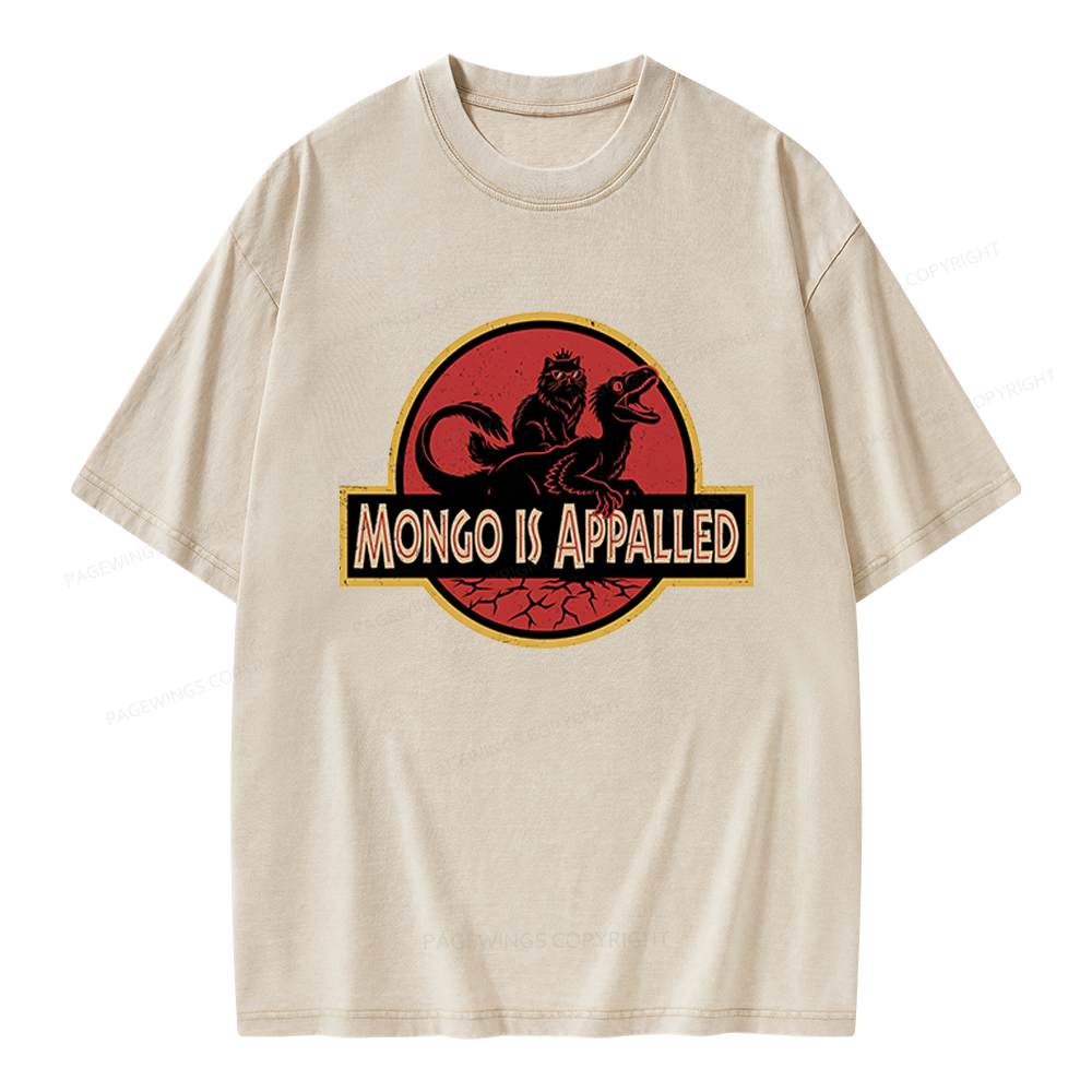 Pagewings Mongo Is Appalled Unisex Washed T-shirt