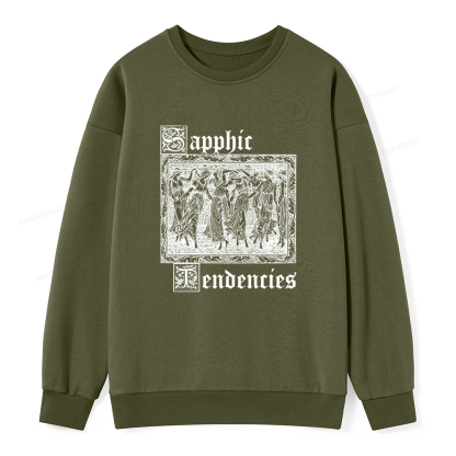 Pagewings Sapphic Tendencies Unisex Classic Sweatshirt