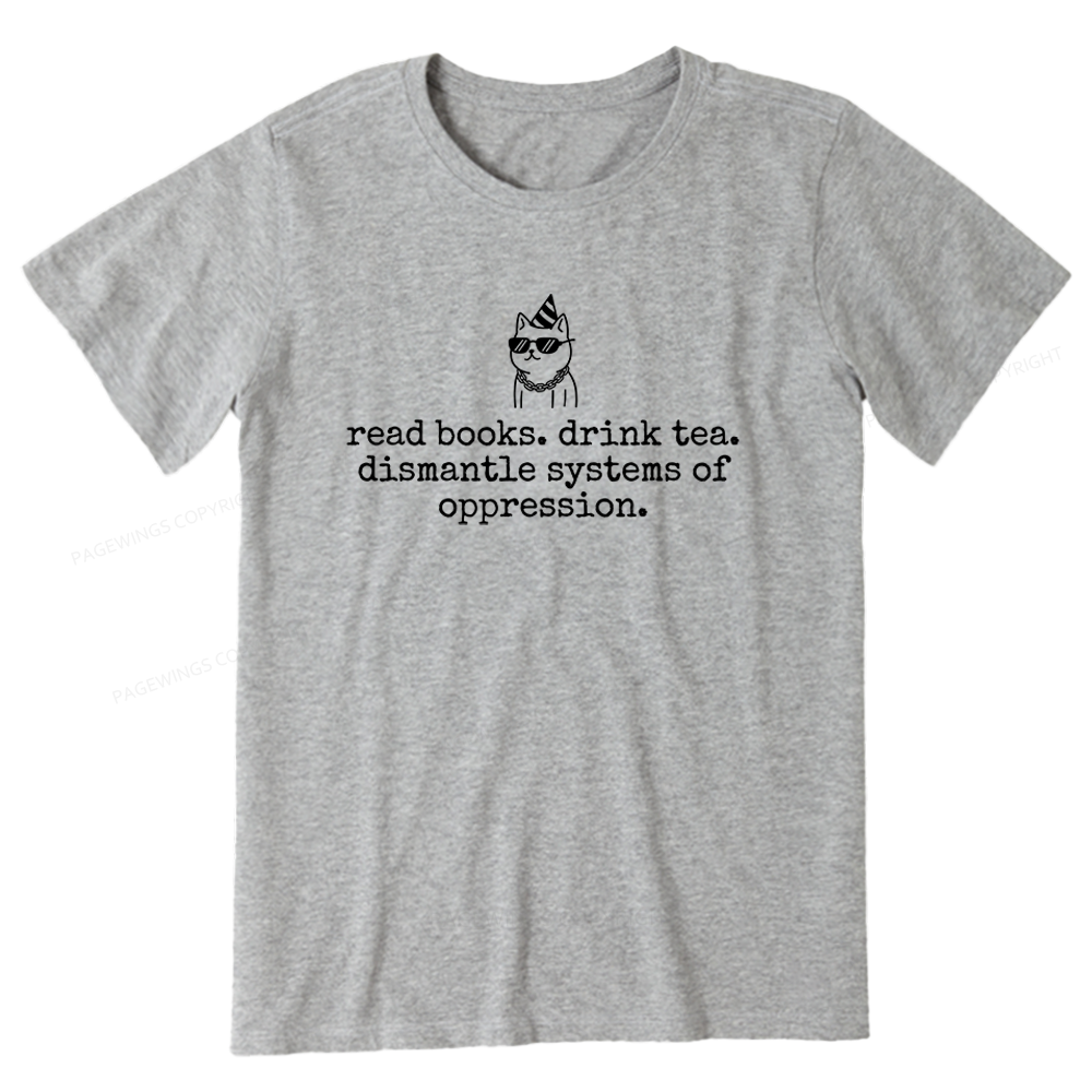 Pagewings Books and Tea Unisex Classic T-shirt