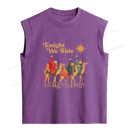 Pagewings Tonight We Ride Women's Washed Tank Top