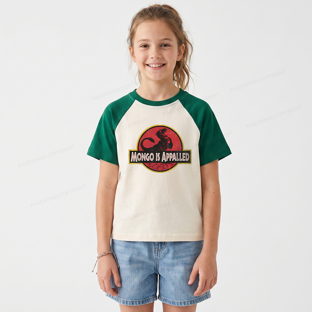 Pagewings Sci-Fi Book Lover Kids Raglan T-shirt 