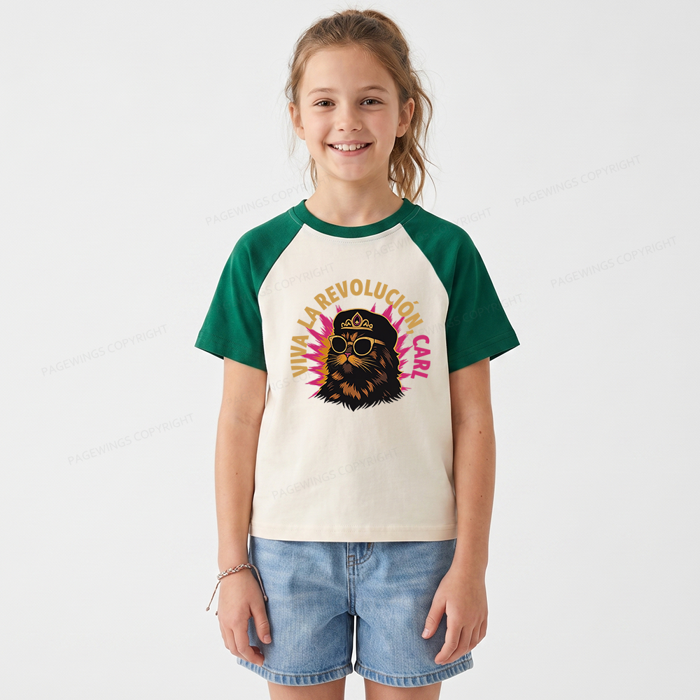 Pagewings Sci-Fi Novel Lover Kids Raglan T-shirt 
