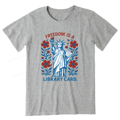 Pagewings Liberty is a Library Card Unisex Classic T-shirt