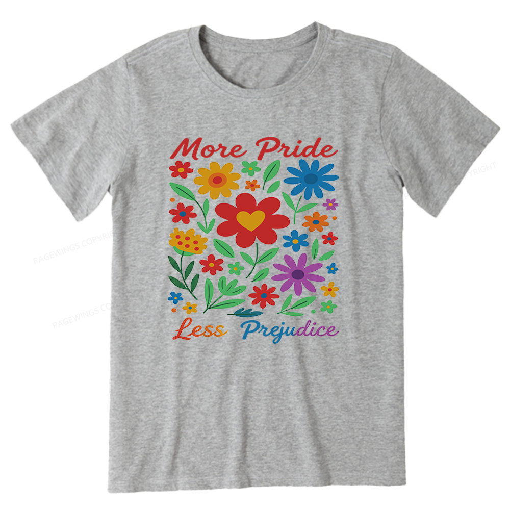 Pagewings More Pride Less Prejudice Unisex Classic T-shirt
