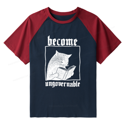 Pagewings Become Ungovernable Raglan T-shirt