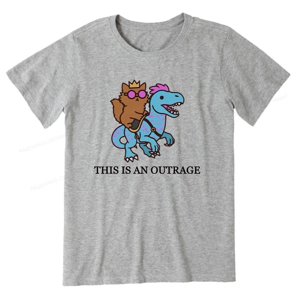 Pagewings This Is An Outrage Unisex Classic T-shirt