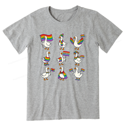 Pagewings Funny LGBTQ Goose Unisex Classic T-shirt
