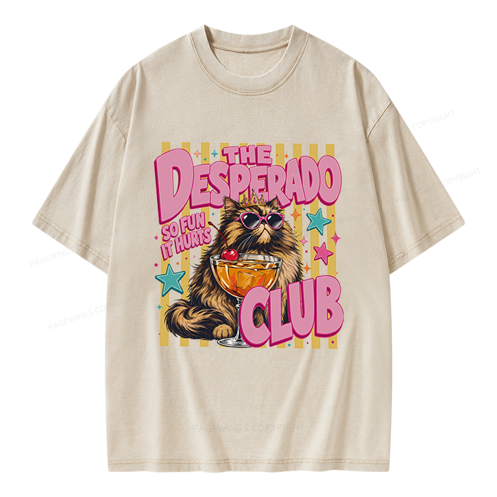 Pagewings Desperado Club Unisex Washed T-shirt