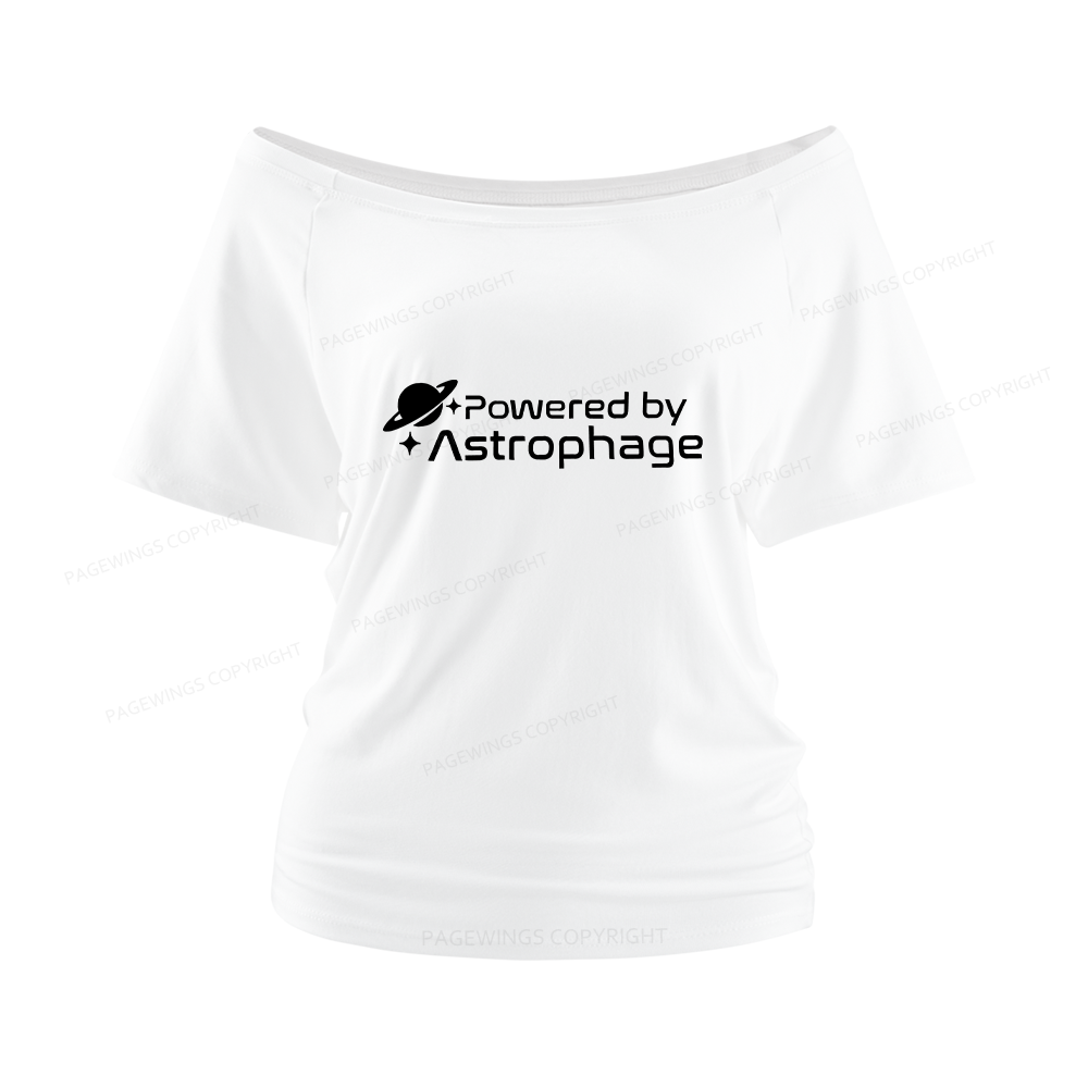 Pagewings Science Fiction Lover Women Off Shoulder T-shirts