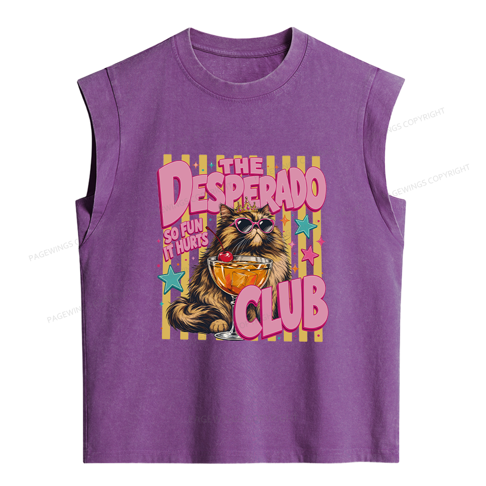 Pagewings Desperado Club Women's Washed Tank Top