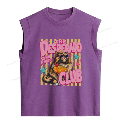 Pagewings Desperado Club Women's Washed Tank Top