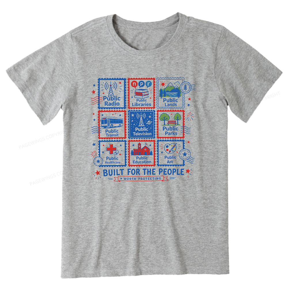 Pagewings Public Libraries Unisex Classic T-shirt