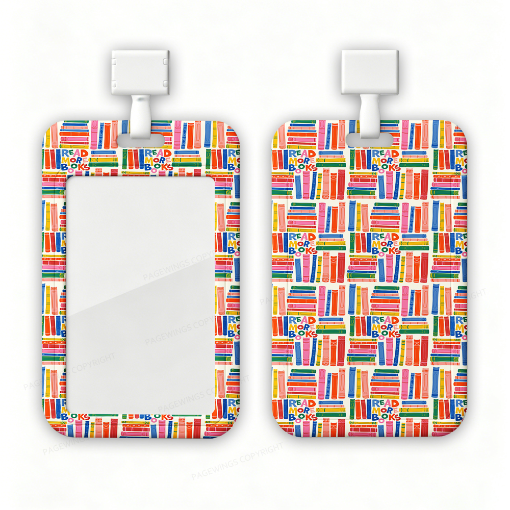 Pagewings Read More Books ABS Badge Holder