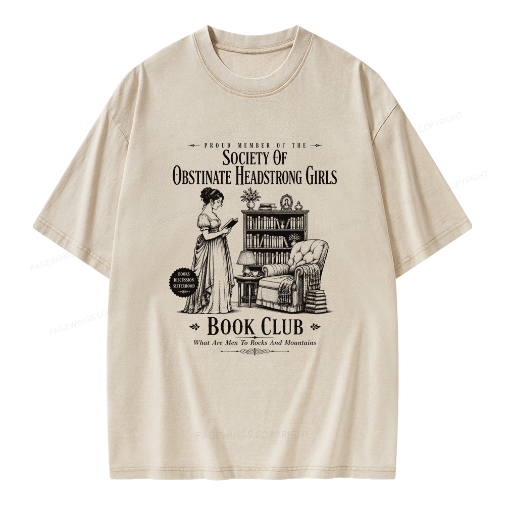 Pagewings What Are Men To Rocks And Mountains Unisex Washed T-shirt