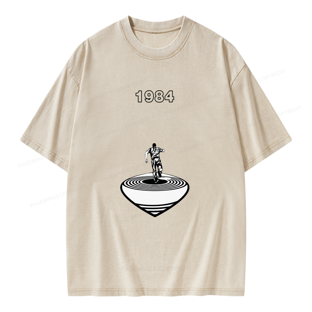 Pagewings Big Brother is Watching You Unisex Washed T-shirt