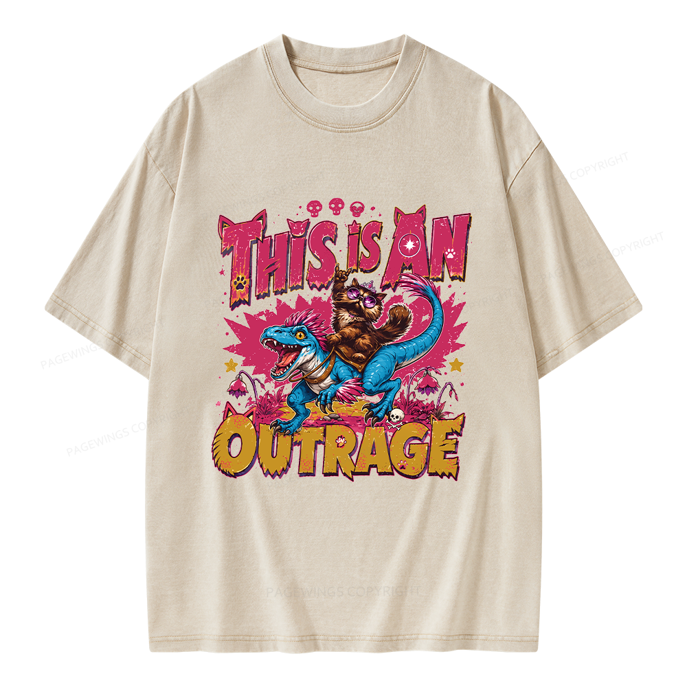 Pagewings Princess Donut Unisex Washed T-shirt