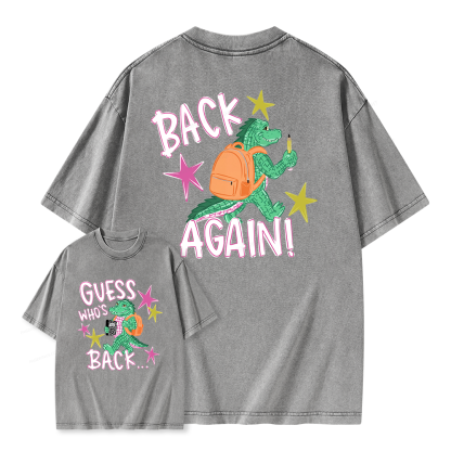 Pagewings First Day Of School Unisex Washed T-shirt