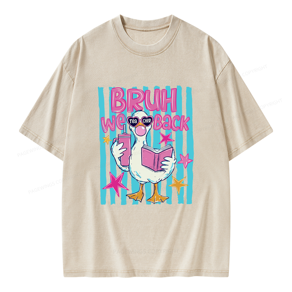 Pagewing Back To School Unisex Washed T-shirt