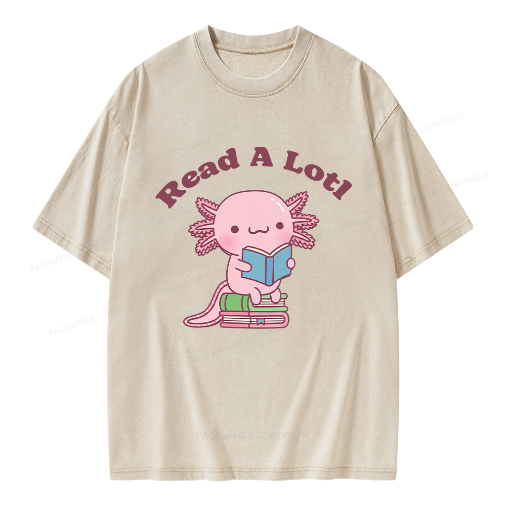 Pagewing Read A Lotl Unisex Washed T-shirt