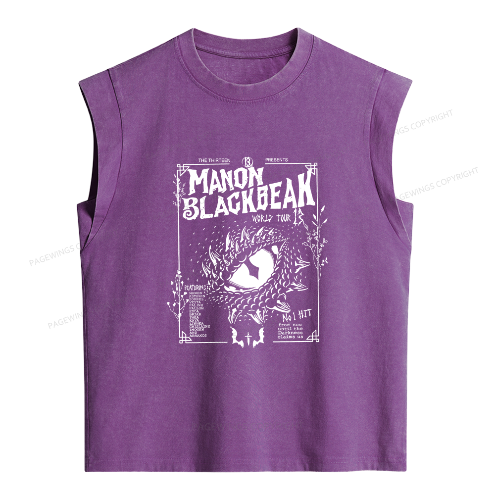 Pagewing Fantasy Bookish Women's Washed Tank Top