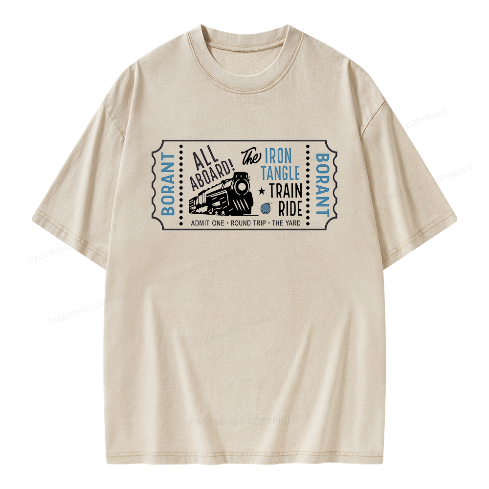Pagewing Sci Fi Books Lover Unisex Washed T-shirt