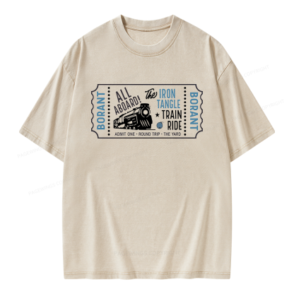 Pagewing Sci Fi Books Lover Unisex Washed T-shirt