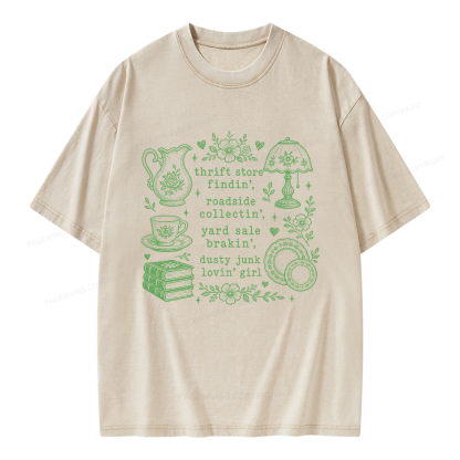 Pagewing Antique Lover Unisex Washed T-shirt