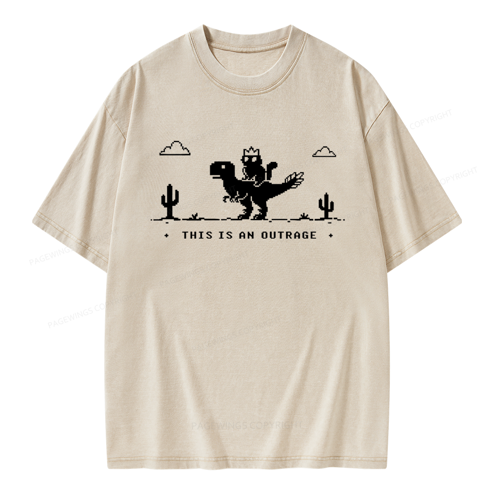 Pagewing Sci Fi Books Lover Unisex Washed T-shirt