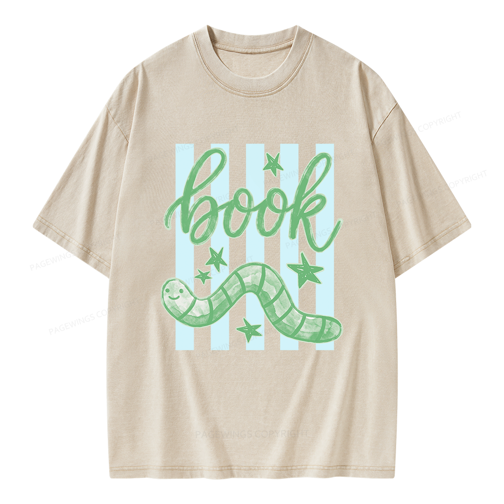 Pagewing Book Lovers Unisex Washed T-shirt